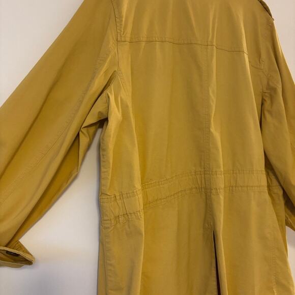 Talbots Mustard Utility Jacket 1X NWT Retails $159 - Picture 9 of 12